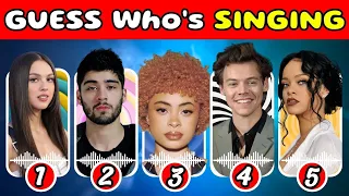 Guess Who's Singing 🎤🎙️🎶| Guess Meme Quiz Challenge | King Ferran, Olivia Rodrigo,Harry Stayl