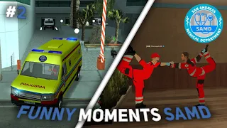 Funny moments z służby SAMD #2 | MTA 4Life | Bl4ck11.^