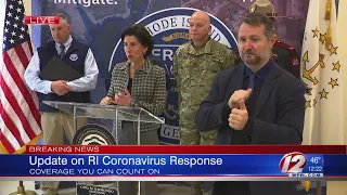 VIDEO NOW: Gov. Raimondo daily coronavirus update: Sunday, March 15