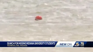Officials searching lake for 2 missing Indiana University students