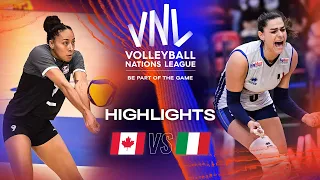 🇨🇦 CAN vs. 🇮🇹 ITA - Highlights Week 3 | Women's VNL 2023