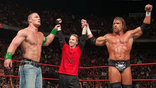 Seth Green teams with John Cena and Triple H: Raw, July 13, 2009