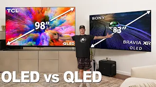 Giant OLED vs QLED Battle - With Special Guests!