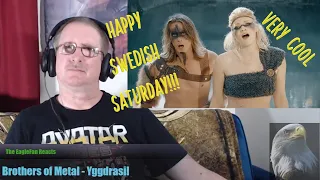 EagleFan Reacts to Yggdrasil by Brothers of Metal - Happy Swedish Saturday - Fun Band