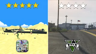 Dude Theft Wars vs GTA 5 Military Base !!! 🔥🔥🔥