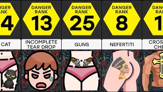 DANGEROUS TATTOOS AND THEIR MEANING Comparison