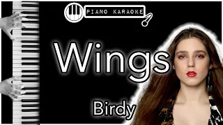 Wings - Birdy - Piano Karaoke Instrumental