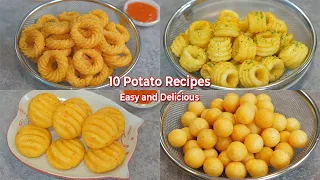 10 Amazing Potato Recipes ! Collections ! Potato Ball , French Fries , Potato Snacks