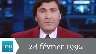 19/20 FR3 du 28 février 1992 - Archive INA