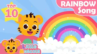 Colors Of The Rainbow + Count to 10 + more Little Mascots Nursery Rhymes & Kids Songs