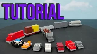 LEGO Micro Cars, Truck, and Train Tutorial