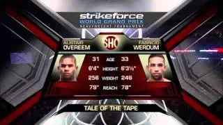 Alistair Overeem Entrance Strikeforce: Overeem vs Werdum