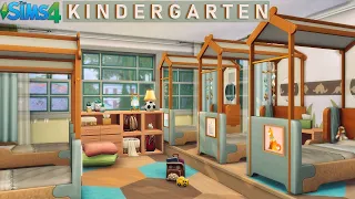 🎈 KINDERGARTEN for Toddlers (noCC) the Sims 4 | Stop Motion