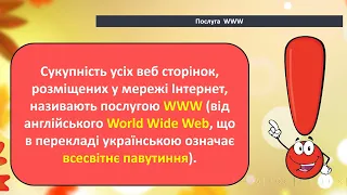 Інформатика 3 клас 7 урок Поняття веб-сторінки