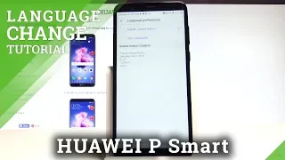 How to Change Language in HUAWEI P Smart - Language Settings |HardReset.Info