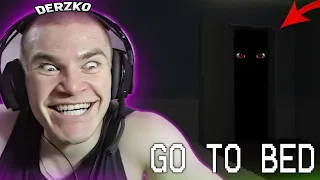 ДЕРЗКО ИГРАЕТ В ХОРРОР GO TO BED! / ЛУЧШЕЕ СО СТРИМА DERZKO 69