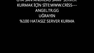 GTA SAN ANDREAS SA-MP SERVER KURMA