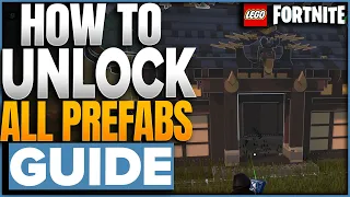 How To Unlock All Prefab Buildings In LEGO Fortnite