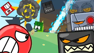 We INVADED Red Ball 4 and Fought Red Ball (Animation)