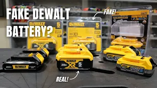 How to Identify a Fake Dewalt Battery | Counterfeit Dewalt Batteries are Everywhere