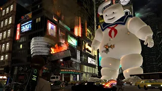 Ghostbusters - the return of the Stay Puft Marshmallow Man | PlayStation | Gameplay