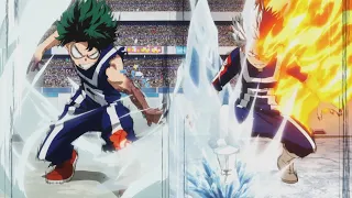 Izuku Midoriya vs. Shoto Todoroki [ AMV ] - Time of Dying [ Three Days Grace ] - My Hero Academia