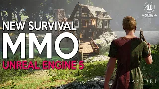 PAX DEI New Alpha Gameplay in UNREAL ENGINE 5 | Survival MMO with ULTRA REALISTIC Graphics RTX 4090