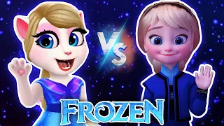 My Talking Angela 2 Gameplay | Angela Vs Elsa ❄️| Spring Update 🌸🐝