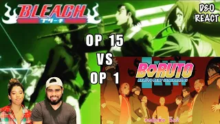 REACTION!! Not Boruto Taking Bleach 15 Opening 😅 Comparing Boruto Opening 1 & Bleach Opening 15