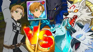 STRONG?! RUDEUS VS *ALL* DEMONIC BEAST BATTLES! | Seven Deadly Sins: Grand Cross