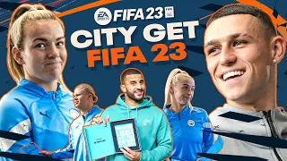 MAN CITY PLAYERS REACT TO FIFA 23 RATINGS! | Haaland, Walker, Kelly