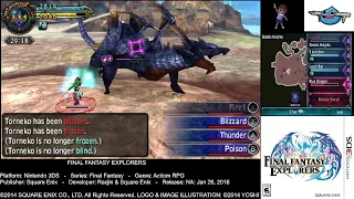 Insidious Blue Dragon, Final Fantasy Explorers