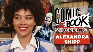Dark Phoenix Star Alexandra Shipp Talks up a Storm and goes Comic Book Shopping