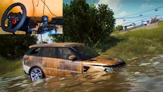 Rebuilding Land Rover, Range Rover Sport SVR - NFS HEAT - LOGITECH G29 gameplay