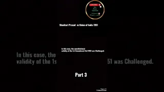 shankari Prasad vs Union of India 1951#indianlaw #indianconstitution #fundamentalright #legalclasses