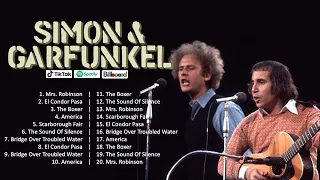 Simon & Garfunkel Greatest Hits 2023 ~ Simon & Garfunkel Best Songs Collection ~ Classic Folk Music