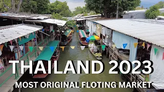 THAILAND VLOG Experience the Enchanting Beauty of Bangkok's Floating Market in 4K