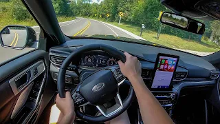 2021 Ford Explorer Platinum 4WD - POV Test Drive (Binaural Audio)