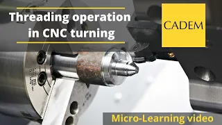 CNC threading operation - how it works