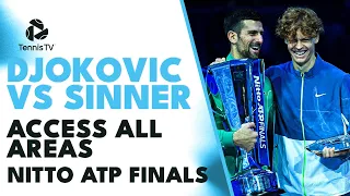 Novak Djokovic vs Jannik Sinner: Access All Areas! | Nitto ATP Finals 2023 Final Highlights