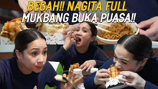 BUKA PUASA NAGITA ANGKUT PULUHAN GEROBAK JAJARANS!!! LANGSUNG DISERBU SEMUA KARYAWAN!!