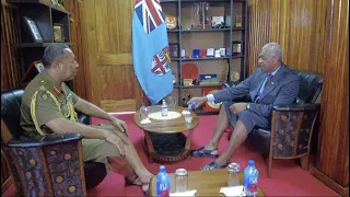 Fiji Minister for Home Affairs & Immigration visits the Commander of the RFMF