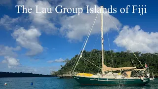 Solo sailing through the Lau Group of islands in Fiji