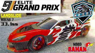 Asphalt 9 | Elite Grand Prix | Rimac Nevera| Round 7 | Himalayas - Landslide - 33.1ss | Noob Force