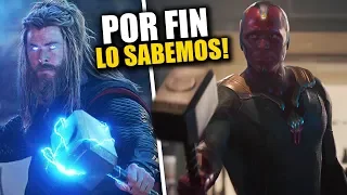 ¡POR FIN! Ahora sabemos por que VISION puede tomar el martillo de THOR