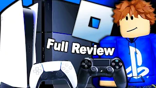 FULL REVIEW & GAMEPLAY! ROBLOX FOR THE PS4/PS5! (Roblox Lag Edition)