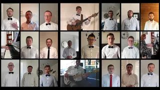 Weil Jesus lebt - Because he lives - virtual german men choir