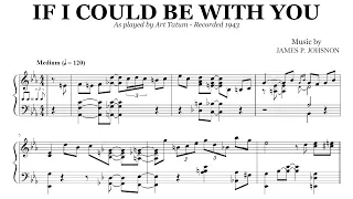 Art Tatum - If I Could Be With You (One Hour Tonight) | Jazz Piano Transcription