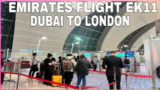 EMIRATES FLIGHT EK11 DUBAI TO LONDON /EMIRATES AIRLINE