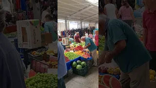 Fresh Fruit Market Bodrum Turkiye Turgutreis Bazar